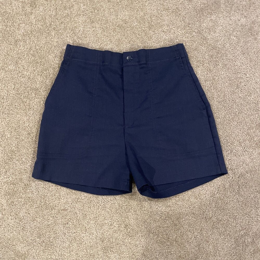 Vintage  Bike Athletic Polyester/Cotton Blend Coaches Shorts Size M Navy Blue